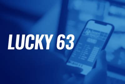 lucky 63|lucky 63 explained.
